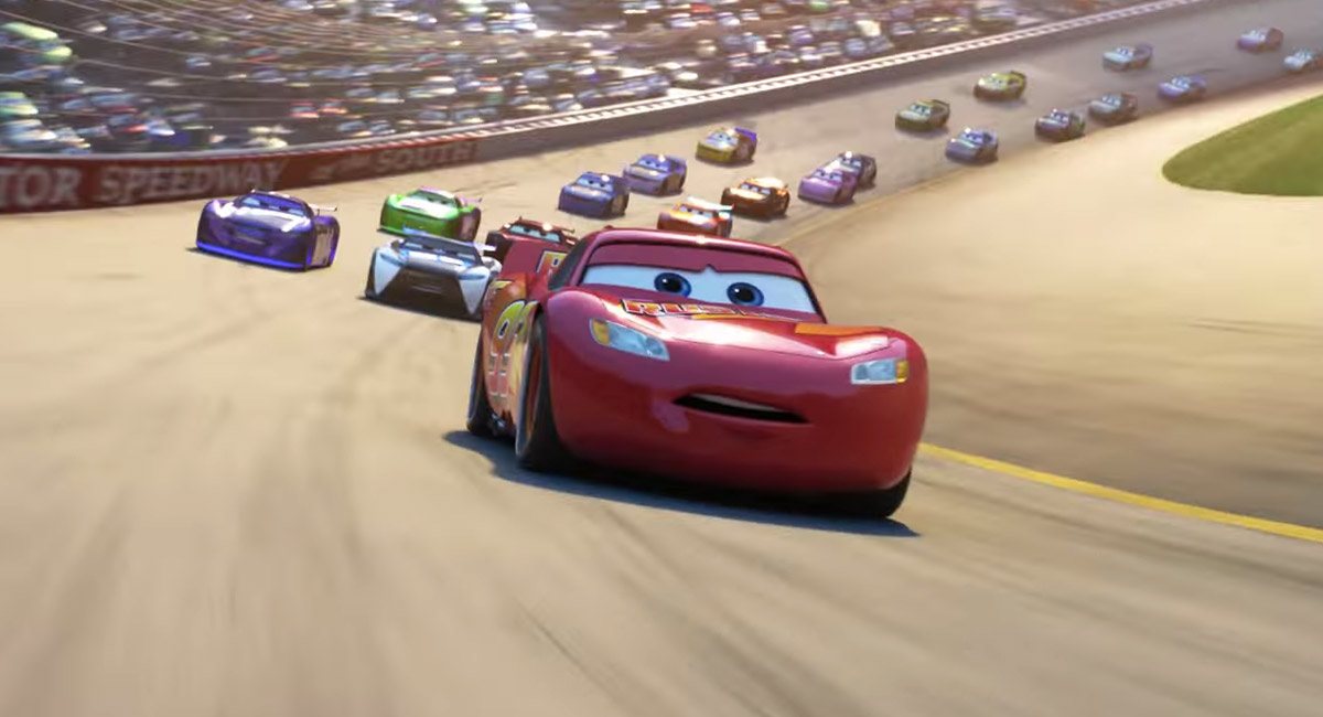 Lightning crashes (literally) in Disney and Pixar's Cars 3 trailer