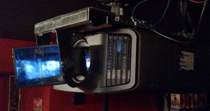 Projector with Panamorph